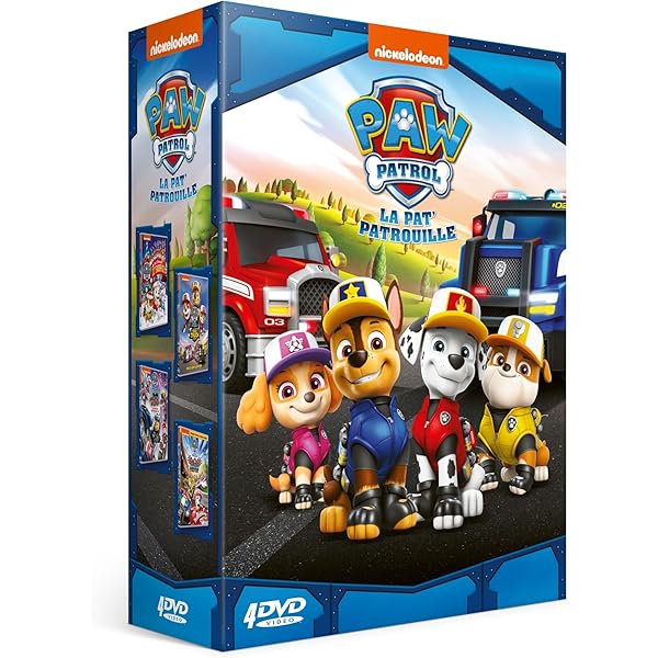 Paw Patrol, La Pat' Patrouille-Le Coffret 4 DVD: DVD et Blu